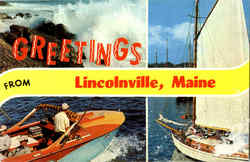 Greetings From Lincolnville Postcard