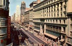 Market Street San Francisco, CA Postcard Postcard