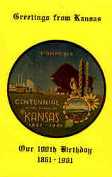 Greetings From Kansas Postcard Postcard