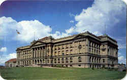 Central High School, 20th and Dodge Streets Postcard