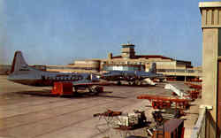 Greater Fort Worth International Airport, Amon Carter Field Texas Postcard Postcard