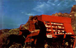 Chuck Wagon Lunch Time On The Range Postcard