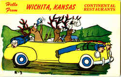 Hello From Wichita Postcard