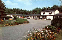 Pine Haven Motel, Rt. 1 Lafayette Road Postcard