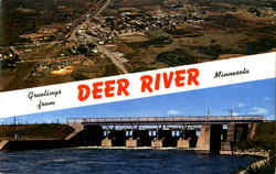 Greetings From Deer River Minnesota Postcard Postcard