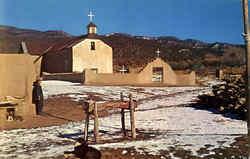 Pueblo Church At San Lorenzo New Mexico Postcard Postcard