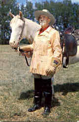 Buffalo Bill Rides Again! Postcard