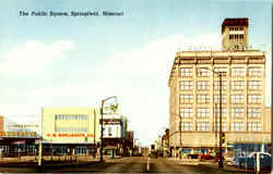 The Public Square Springfield, MO Postcard Postcard