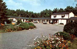 Pine Haven Motel, Rt. 1 Lafayette Road Postcard