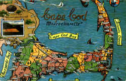 Cape Cod Is Unique Postcard