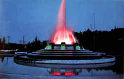 Mulholland Memorial Fountain Los Angeles, CA Postcard Postcard