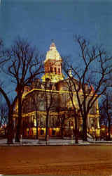 Licking County Courthouse Postcard