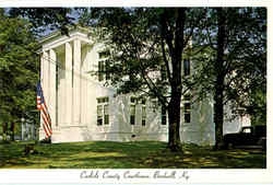 Carlisle County Courthouse Bardwell, KY Postcard Postcard