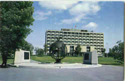 R. C. A. F. War Memorial With Ottawa's City Hall Postcard