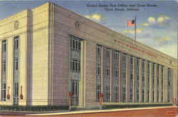 United States Post Office And Court House Terre Haute, IN Postcard Postcard