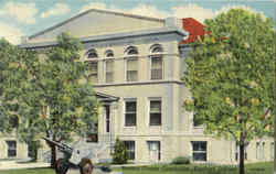Newton County Courthouse Postcard