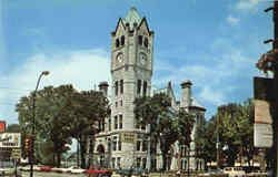 White County Court House Monticello, IN Postcard Postcard