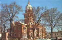 Lowndes County Courthouse Columbus, MS Postcard Postcard