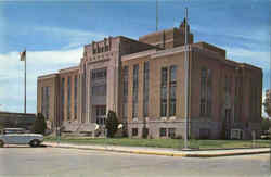 Roosevelt County Court House Portales, NM Postcard Postcard