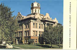Fergus County Court House Postcard