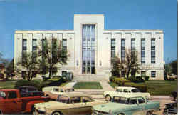 Falls County Court House Marlin, TX Postcard Postcard