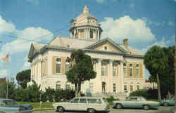 Taylor County Courthouse Postcard