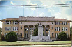 A Scene Of The Pearl River County Courthouse Postcard