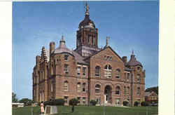 Johnson County Court House Warrensburg, MO Postcard Postcard