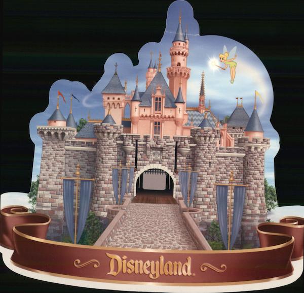 Sleeping Beauty's Castle Die Cut Anaheim California