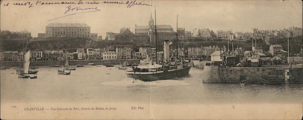 View of the Port Granville France