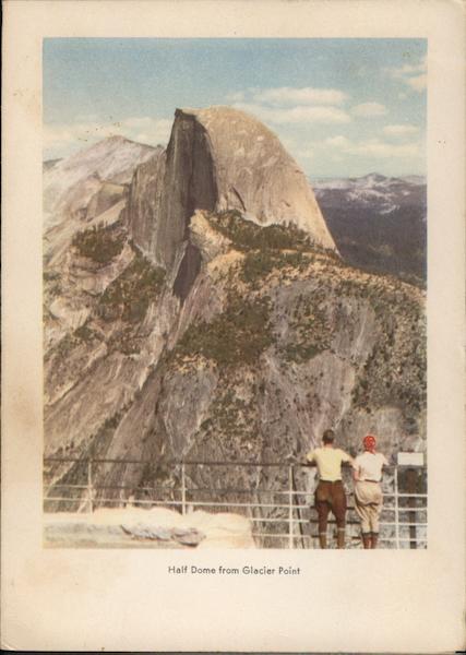 Half Dome from Glacier Point Yosemite National Park