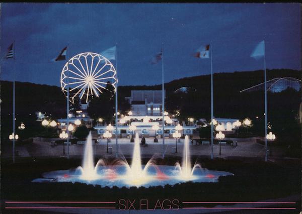 Six Flags Over Mid-America St. Louis, MO Postcard