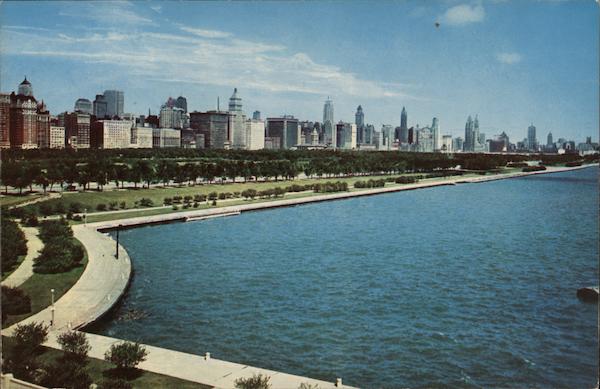 Michigan Avenue Skyline Chicago Illinois