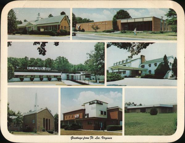 Greetings from Ft. Lee, Virginia Fort Lee