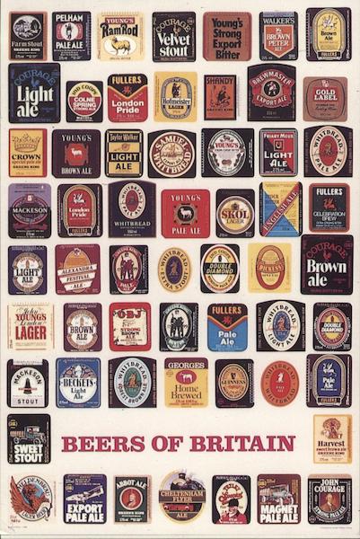 Beers Of Britain Great Britain Breweriana