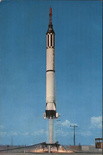 Mercury-Redstone Space Vehicle Atlantic Missile Range Florida