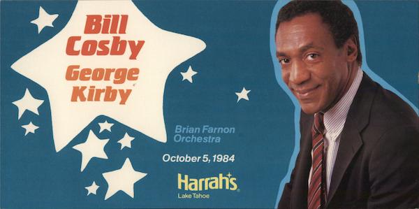 Bill Cosby at Harrah's Lake Tahoe Casino Nevada Celebrities