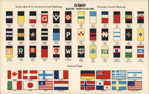St. Lawrence Seaway Marine Identification Boats, Ships