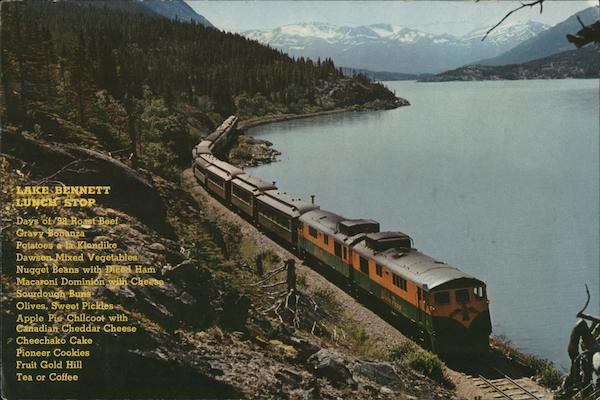Lake Bennett Lunch Stop BC Canada British Columbia