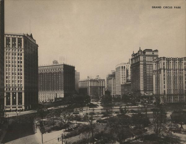 Grand Circus Park Detroit Michigan
