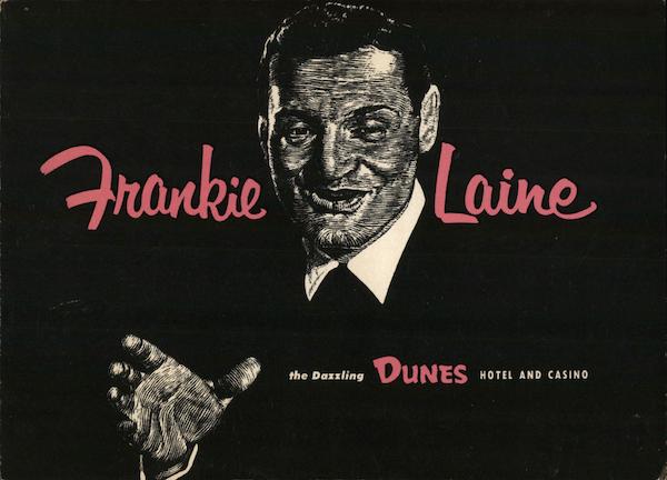 The Frankie Laine Show Dunes Hotel and Casino Las Vegas Nevada