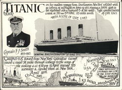 1982 70th Anniversary Sinking of the Titanic Large Format Postcard