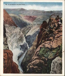 In the Depths of the Royal Gorge Large Format Postcard
