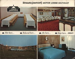 Howard Johnson's Motor Lodge Southeast Springfield, IL Postcard Large Format Postcard Large Format Postcard