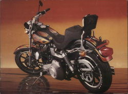 Harley Davidson Motorcycle, Sylvania Harley Davidson Large Format Postcard