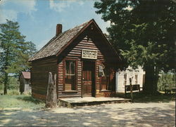 Uncle Ike's Post Office, Notch Large Format Postcard