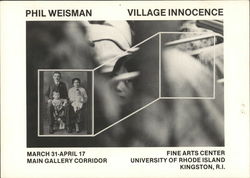 Phil Weisman - Village Innocence Showing at University of Rhode Island Kingston, RI Postcard Large Format Postcard Large Format Postcard