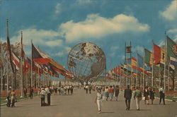 The Unisphere New York, NY 1964 NY Worlds Fair Postcard Large Format Postcard Large Format Postcard