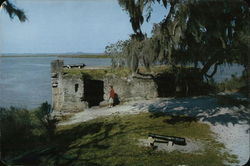 Fort Frederica Saint Simons, GA Postcard Large Format Postcard Large Format Postcard