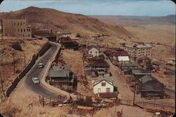 Ghost Town Large Format Postcard